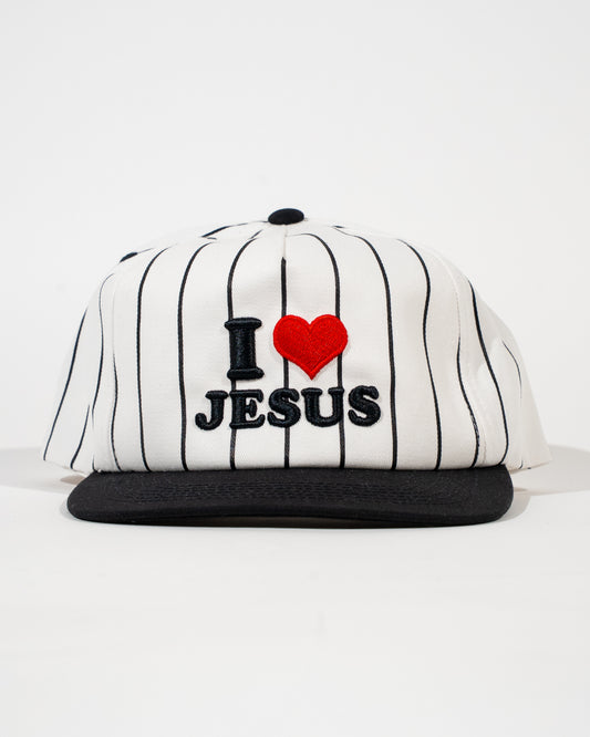 I love Jesus - Pinstripe