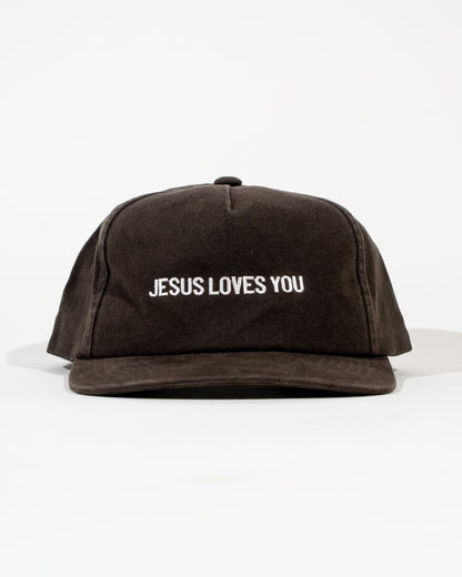 Jesus loves you - Vintage Black