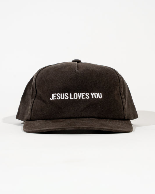 Jesus loves you - Vintage Black